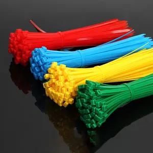 Barrel Tie Plastic Self Locking Nylon Cable Ties Colorful Cable Wire Ties