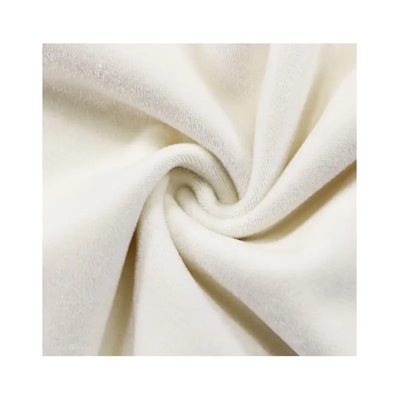 Venta al por mayor de doble capa de lana Micro PANA 100% poliéster tejido elástico para pantalones de ajuste térmico 420GSM