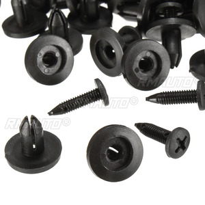 50Pcs 6mm 8mm Auto Bumper Fastener 6mm Hole Rivet Retainer Push Engine Cover <b>Car</b> Door Trim Panel <b>Clip</b> Fasteners for Toyota - Product Image 4