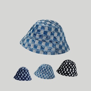 Nuovo <span class=keywords><strong>tutto</strong></span> per <span class=keywords><strong>fare</strong></span> il vecchio cappello Sunblock a scacchiera cappello da Cowboy cappello da pescatore Hipster cappellino per bacinella - Product Image 1