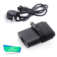 PD 3.0 65W USB C chargeur d'ordinateur portable cordon adaptateur secteur pour Dell Latitude 7300 7370 7379 7389 EU/US/UK SCP Plug