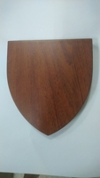 Pavia-Placa de escudo de palisandro personalizada, trofeo de madera