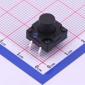 TC-FS1212D-C-O Tactile Switch Through hole-4P,12x12mm Switch Single Pole Single Throw Round Button 2.6N Through Hole - Product Image 1