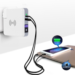 Mejor poder de los bancos para iphone 3 en 1 Adaptador de viaje de banco de potencia - Product Image 4