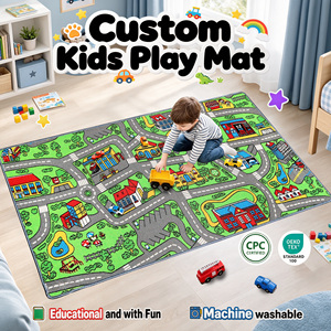 Tappeto antiscivolo Area gioco gioco per bambini soggiorno interno stampato in nylon tappeto per terra per bambini <span class=keywords><strong>tappeti</strong></span> - Product Image 1