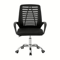 Chaise de bureau moderne confortable avec accoudoirs réglables, pivotante, en maille, chaise de direction ergonomique avec soutien lombaire
