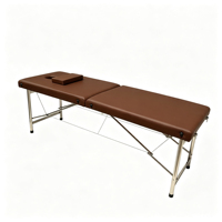 Table de massage pliable portable, table pour extensions de cils, table de soins du visage, mousse haute densité, aucune installation requise