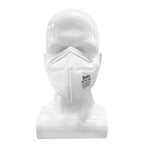 Masque anti-poussière jetable approuvé NIOSH <span class=keywords><strong>CDC</strong></span> EN149, pliable, en tissu melt-blown, avec pince-nez réglable, 4 couches, protection contre la poussière - Product Image 2