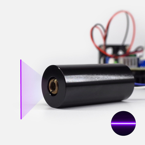 โมดูลเลเซอร์อลูมิเนียม500mW พร้อมสายสีม่วงป้องกันความร้อนสูงเกินไป - Product Image 2