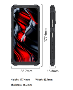 Cubot KingKong ES 3 หน้าจอ 6.745 นิ้ว HD+ แบตเตอรี่ 10200mAh หน่วยความจำ 6+10+256GB กล้องหลัง 48MP กล้องหน้า 16MP รองรับ 2 ซิม NFC ระบบปฏิบัติการ Android 15 หน้าจอรีเฟรช 120Hz รองรับการชาร์จเร็ว 33W - Product Image 4