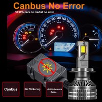 Phares LED de voiture H7 H4 260W Haute Puissance Conception Triple Tube de Calor en Cuivre Approvisionnement Exclusif Transfrontalier 80000LM OLIVER Compatibilité 12V