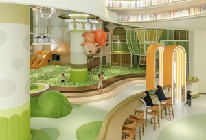 Équipement de jeux d'intérieur et d'extérieur commercial pour enfants, tout-petits et bébés avec piscine à balles, labyrinthe et jeux de rôle - Product Image 4