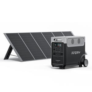<b>Camping</b> 3840wh Capacity Portable Battery <b>Generators</b> with 400w Solar AC180 10MS Switch Lithium Portable Power Station - Product Image 1