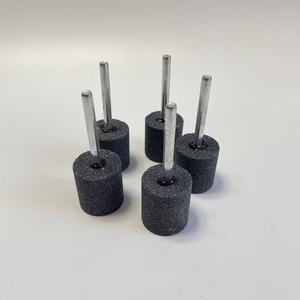 Kunden spezifischer Aluminium oxid Blue Corundum Schleif block 6mm Form Innen kreis Verband Rosten tfernung Poliers chleifkopf - Product Image 1