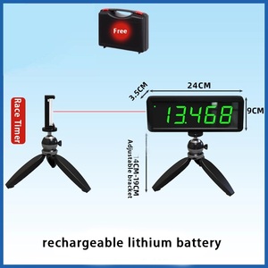 YZ LED Theo Dõi Thời Gian Hệ Thống Không Dây Laser Hẹn Giờ Hiển Thị Đua Đồng Hồ Chạy Hẹn Giờ Cho Đi Xe Đạp Tốc Độ Đào Tạo Cao Khung Tùy Chọn - Product Image 5