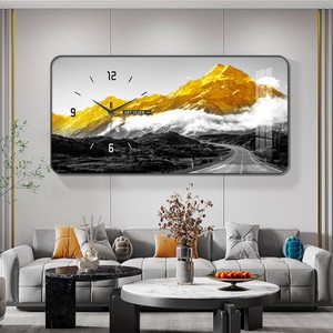 Luxury Crystal Scenic Needle Calendar <strong>Wall</strong> <strong>Clock</strong> for Living Room Dining Room <strong>Bedroom</strong> Modern Creative Decor - Product Image 6