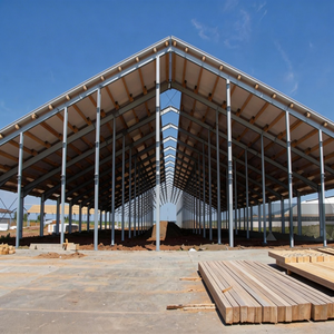 Bâtiment d'entrepôt préfabriqué <span class=keywords><strong>en</strong></span> acier galvanisé, design moderne, anticorrosion, pour usage <span class=keywords><strong>agricole</strong></span> - Product Image 2