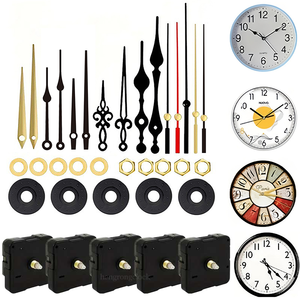 6168S HR1688 <strong>Silent</strong> Quartz Analog Hanging Wall <strong>Clock</strong> with Smooth Running Movement Battery Operated - Product Image 4