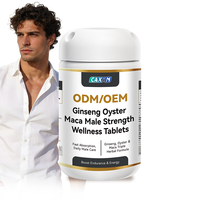 Comprimés pour l'agrandissement masculin, booster érectile, ginseng, huître, maca, endurance longue durée
