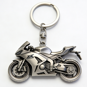Custom <b>Keychain</b> Motorcycle Helmet Shape 3D Alloy Luxury Souvenir Gift for Holidays No Stock - Product Image 5