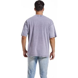 Men's Oversized Cotton T-Shirt <b>Set</b> 3 Pack Vintage Loose Fit Short Sleeve Casual Tee Breathable <b>Knitted</b> Fabric - Product Image 4