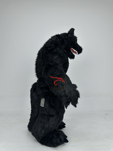Costume da Mascotte Lupo Peloso Resiliente per Uomini Adulti, Facile da Indossare, Costume Cosplay da Lupo Gonfiabile 2m 2.6m - Product Image 4