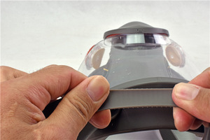 Industrielles Sprühen 6800 Mehrzweck-Vollgesichts-Anti-Gas-wieder verwendbare 3-Lagen-Atemschutzmaske aus wasch barem Gummi - Product Image 5