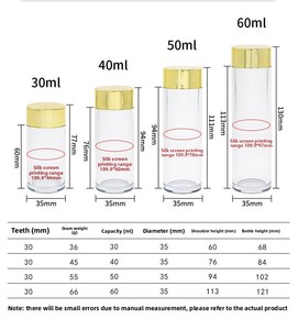 Botol plastik dengan tutup, wadah plastik 100ML/120ML/150ML untuk minyak Esens kapsul Serum - Product Image 4