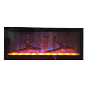 Chimenea Eléctrica Moderna de Estilo Europeo Personalizada, con Llama Simulada, Calefacción con <span class=keywords><strong>Leña</strong></span>, Mueble Decorativo, Control Remoto, para Interiores - Product Image 5