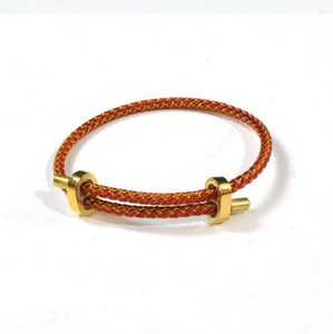 Nouveau <span class=keywords><strong>bracelet</strong></span> en acier inoxydable avec boucle, <span class=keywords><strong>bracelet</strong></span> en acier titane tressé 3D réglable pour femmes, accepte les couleurs personnalisées - Product Image 1