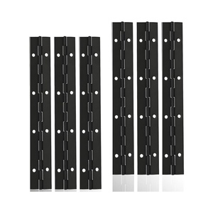 Прочные металлические петли для пианино различных размеров, непрерывные петли для пианино с отверстиями для мебели - Product Image 1