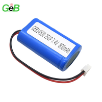 حزمة بطارية ليثيوم قابلة لإعادة الشحن ، طراز ICR14500 V 2s1p mah للألعاب الكهربائية