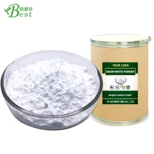 Polvo blanco de semilla cosmética Envase cosmético Extracto de hierbas Polvo cosmético en su embalaje 24 meses