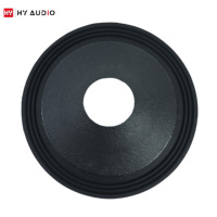 HY AUDIO Cône en papier avec suspension en tissu de 12, 15, 18, 21 pouces pour haut-parleur de subwoofer, Fourniture pour la fabrication de haut-parleurs, Pièces de haut-parleur, Cône en papier