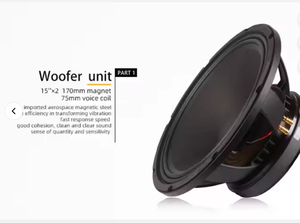 All'ingrosso 600W F215 Doal 15 pollici Full Range professionale altoparlante PA popolare Audio apparecchiature per feste e bar - Product Image 4