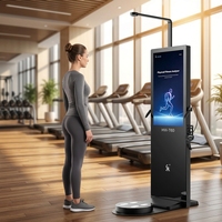 Kiosque d'évaluation de la santé tout-en-un LEKA HW-T60 en acier avec écran LCD pour les salles de sport (personnalisable)