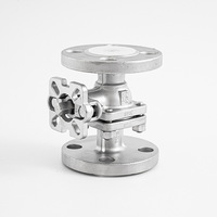 Katup Bola Baja Tahan Karat 304/316 CF8M CF8 ASME B16.34 DN50 ISO 5211 Pemasangan Langsung Pad Full Port Manual Flanged End Gas OEM