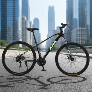 Bicicleta de Montaña Portátil de <span class=keywords><strong>29</strong></span> Pulgadas con <span class=keywords><strong>Cuadro</strong></span> de Acero al <span class=keywords><strong>Carbono</strong></span>, Suspensión en Horquilla, <span class=keywords><strong>Doble</strong></span> Freno de Disco, <span class=keywords><strong>Cuadro</strong></span> Rígido, Capacidad de Carga de 150 kg, 21 Velocidades - Product Image 1