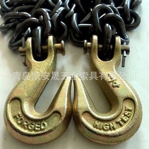 Crochet de préhension Kai Ansheng 6 mm en acier au carbone finition noire, crochet pivotant pour grue à chaîne, industrie lourde - Product Image 2