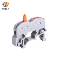 Connecteurs de fils électriques en plastique sur rail DIN VSE-K411 levier 32A 400V borniers sans vis