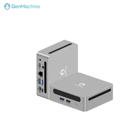 GenMachine Puissant AMD R5 5500U 6 Cores 12 Threads Max 4.0GHz 16MB 2DDR4 Max 64GB Support 3 ports d'affichage Meilleur Mini Pc