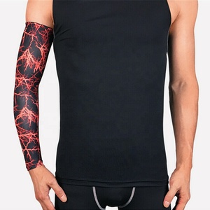 PIHA SPORTS UV Protection Breathable <b>Rechargeable</b> Cooling Sun Protection Unisex Compression Arm Sleeves Tattoo Coverage for - Product Image 3