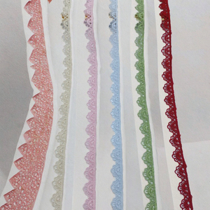 Dentelle en polyester soluble dans l'eau à code-barres couleur, broderie double face, accessoire pour vêtements, chaussures, sacs et cadeaux à usage domestique - Product Image 3