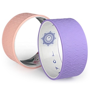 Accessoire de <span class=keywords><strong>yoga</strong></span> de haute qualité, équipement d'exercice, entraînement d'équilibre corporel, <span class=keywords><strong>roue</strong></span> de <span class=keywords><strong>yoga</strong></span> personnalisée en ABS et caoutchouc avec logo - Product Image 3