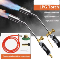 Haute température métal flamme pistolet Rechargeable gaz liquéfié torche de soudage cochon cheveux brûleur fer cuisine briquets pour torche