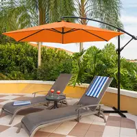 Gartenmöbel Strand Restaurant Patio Shade Wasserdicht Custom Orange Cantilever Banana Hanging Umbrella