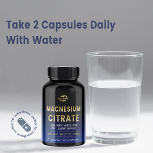 Uyku, kas, sinir ve kalp destek takviyesi için özel etiket OEM magnezyum sitrat kapsül magnezyum sitrat - Product Image 4