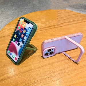 Funda para <span class=keywords><strong>teléfono</strong></span> Iphone 15 Pro Max, soporte Invisible <span class=keywords><strong>de</strong></span> doble cabezal, soporte <span class=keywords><strong>de</strong></span> lente transparente, 14 Pro 11 12 13, carcasa protectora a prueba <span class=keywords><strong>de</strong></span> golpes - Product Image 3