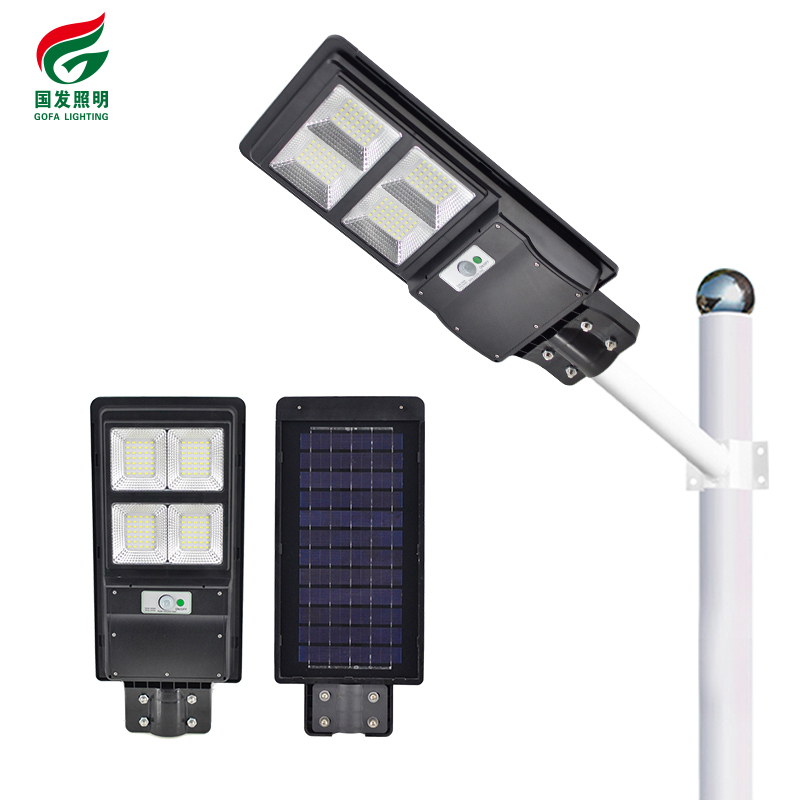Precio al por mayor venta de alta brillo al aire libre Ip65 impermeable integrada 30W 60W 90W 120W 150W 200W todo en una calle Solar llevó la luz