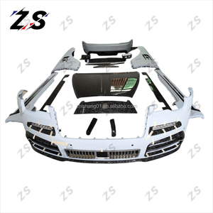 ZS utilisé pour Rolls Royce <span class=keywords><strong>Wraith</strong></span> mise à niveau M Style carbone forgé motif pare-chocs avant et arrière jupes latérales et aileron arrière Bodykit - Product Image 2